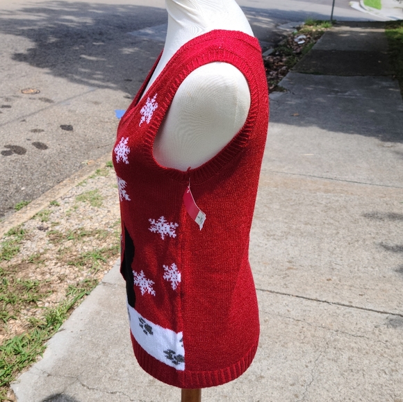 Doggie Lover Christmas Sweater Vest - Picture 4 of 6